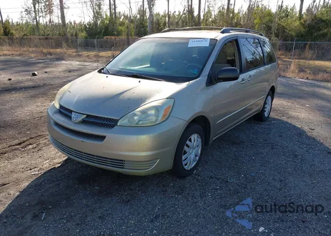 2004 Toyota Sienna Le z USA, uszkodzony, nr VIN 5TDZA23C34S166621